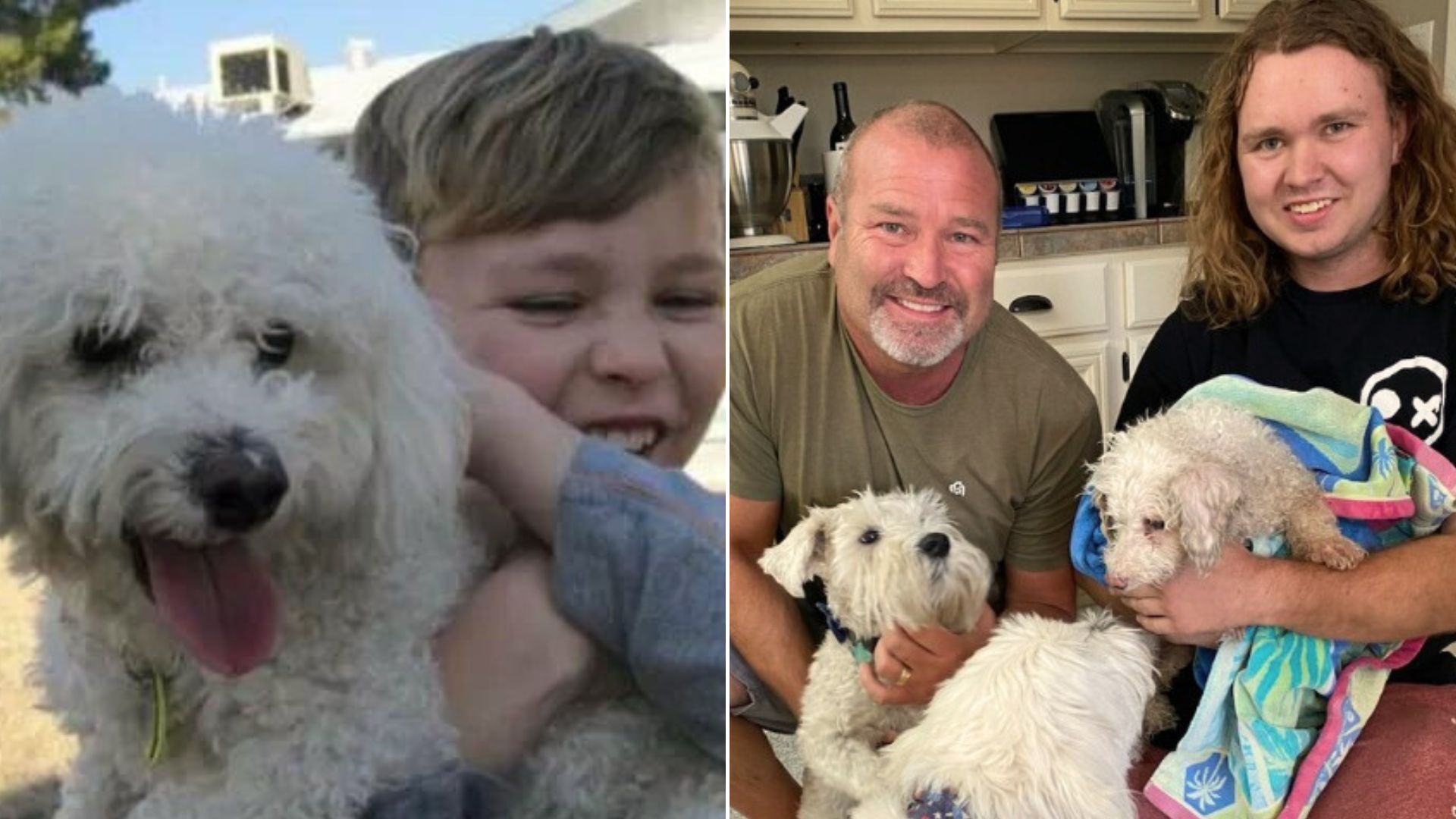 reunited family