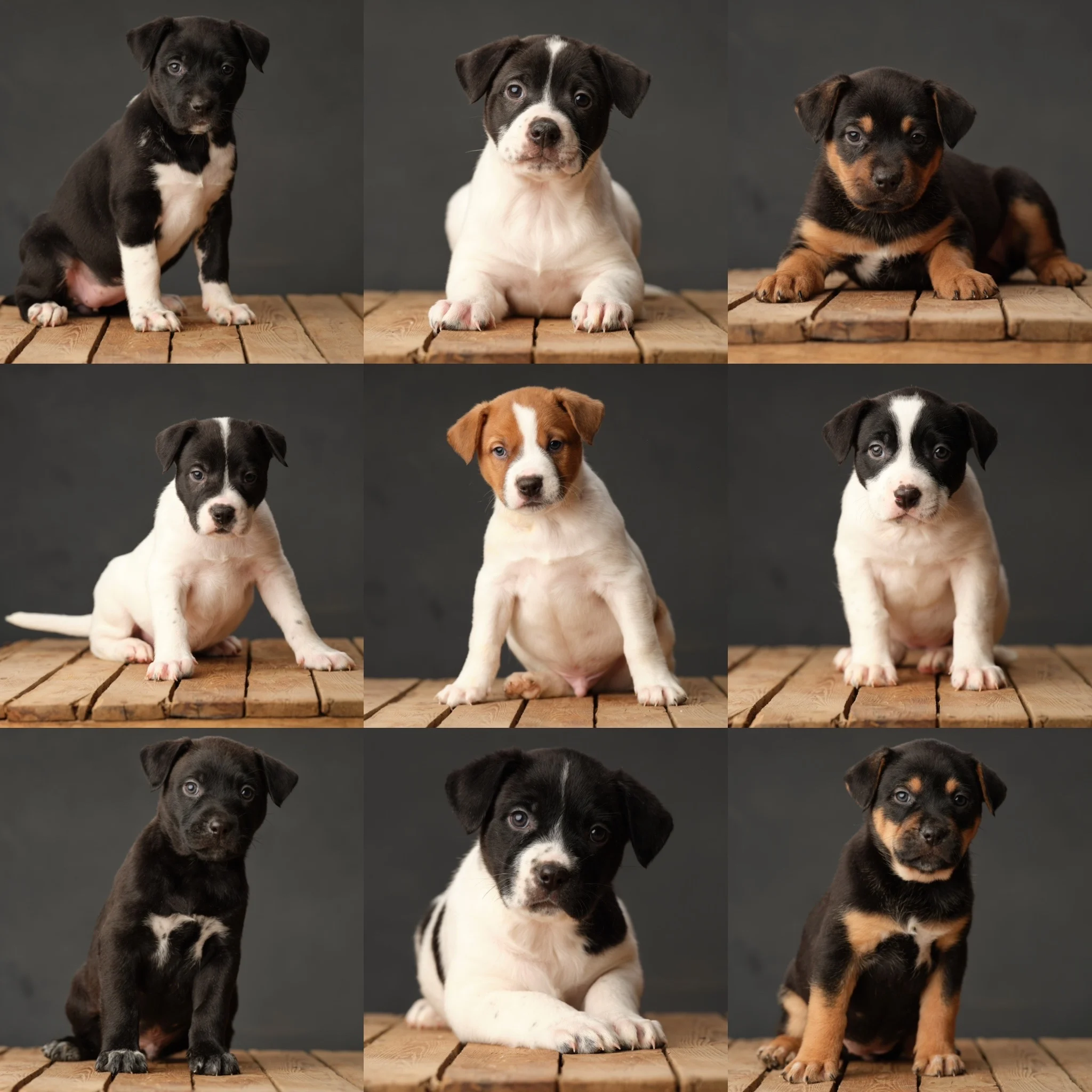 nueve cachorros