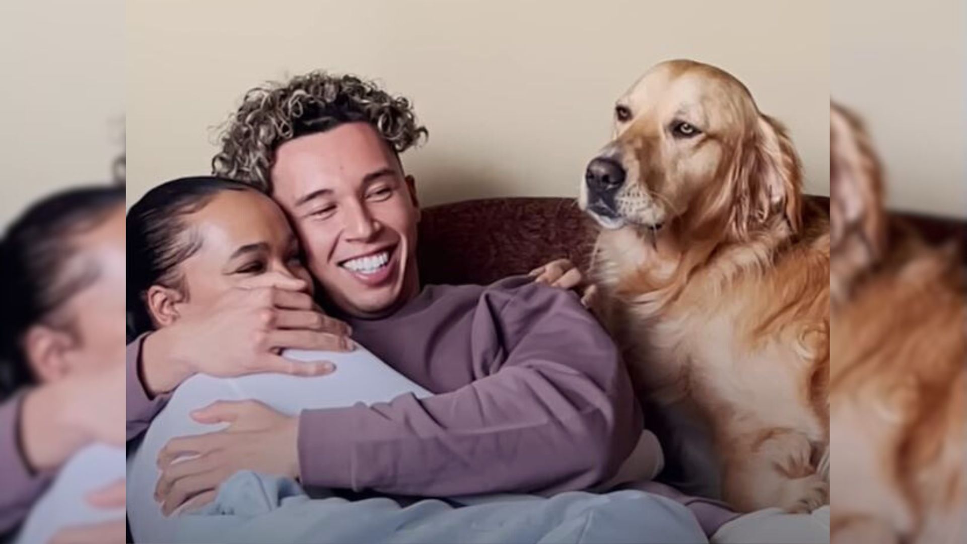 Clingy Golden Retriever Is ‘Super Jealous’ Of His Dad’s New Girlfriend