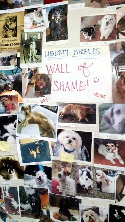 dog wall of shame