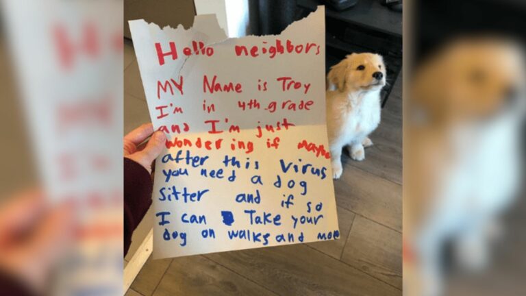 hand written letter
