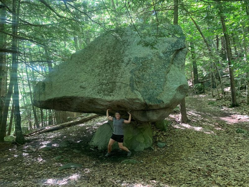 Orris Falls & Balancing Rock Trail: Geological Wonders for Curious Canines