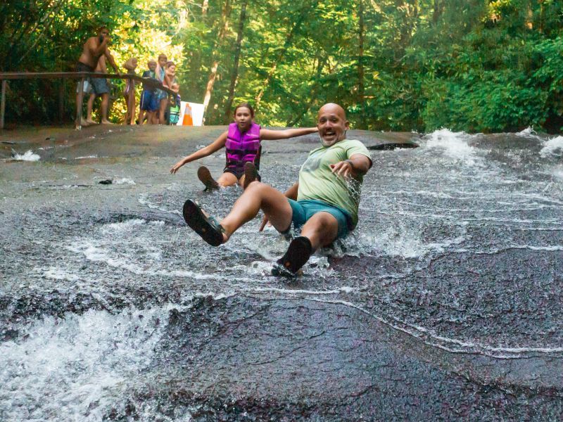 Sliding Rock: Nature's Ultimate Water Slide