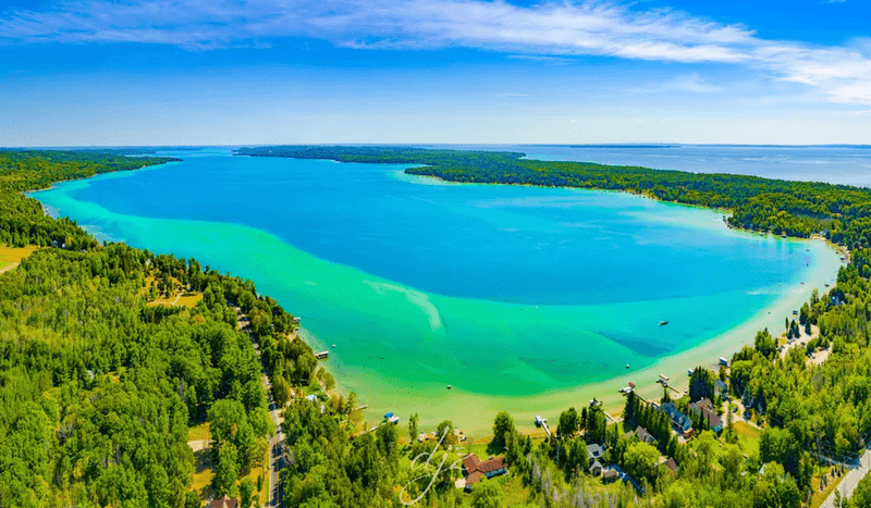 Torch Lake's Crystal Blue Paradise