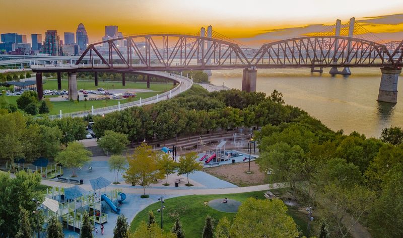 Louisville Waterfront Park: Urban Oasis For Canine Swimmers