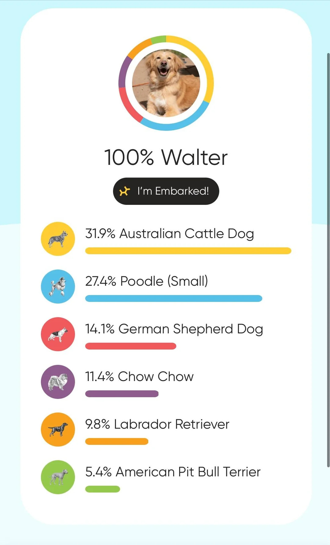 DNA of dog