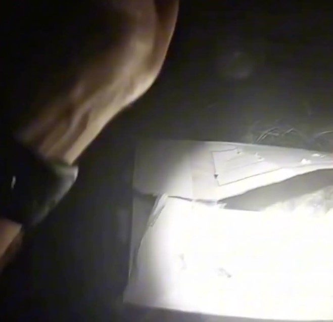 box in dark