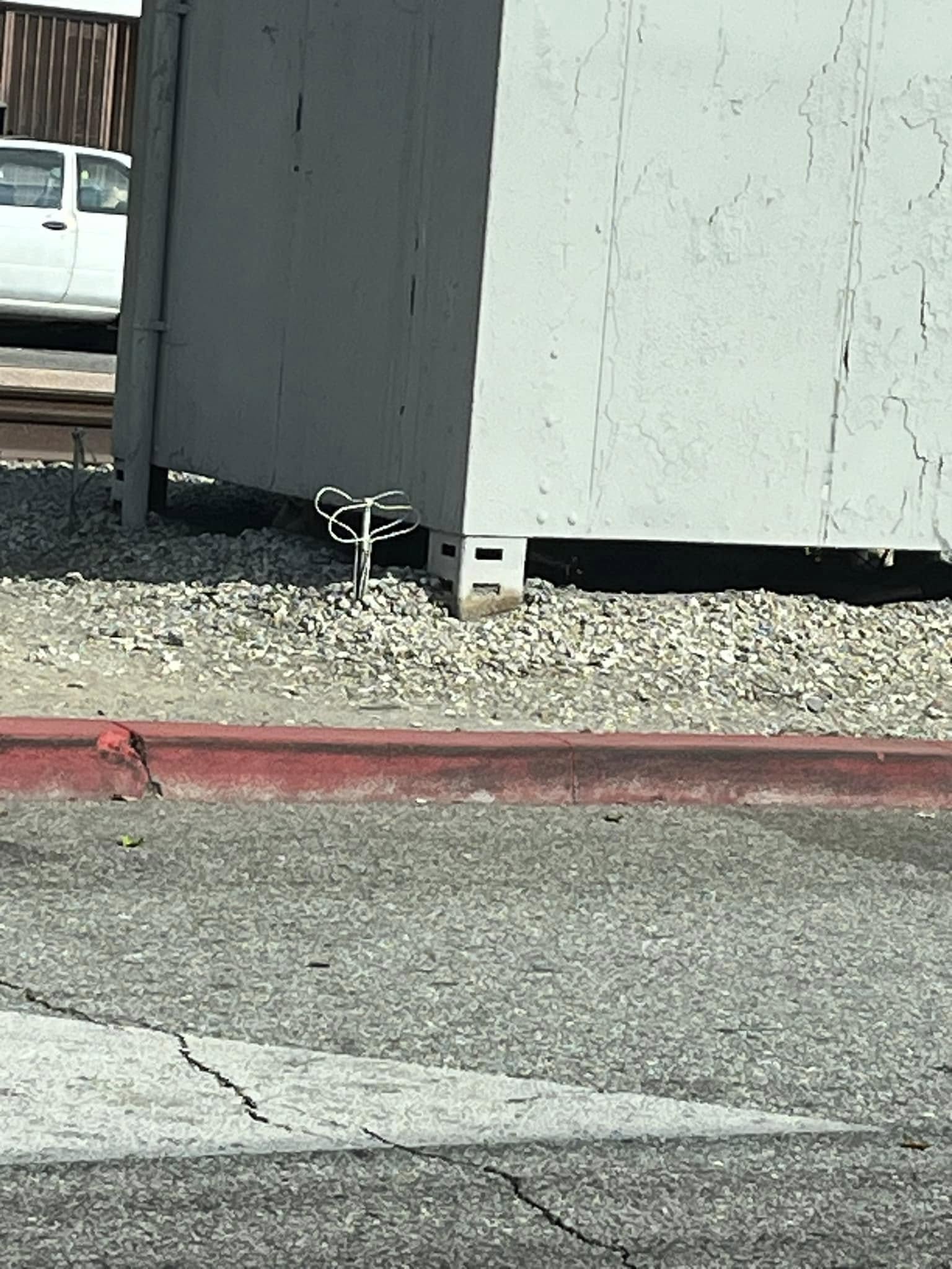 building near railroad