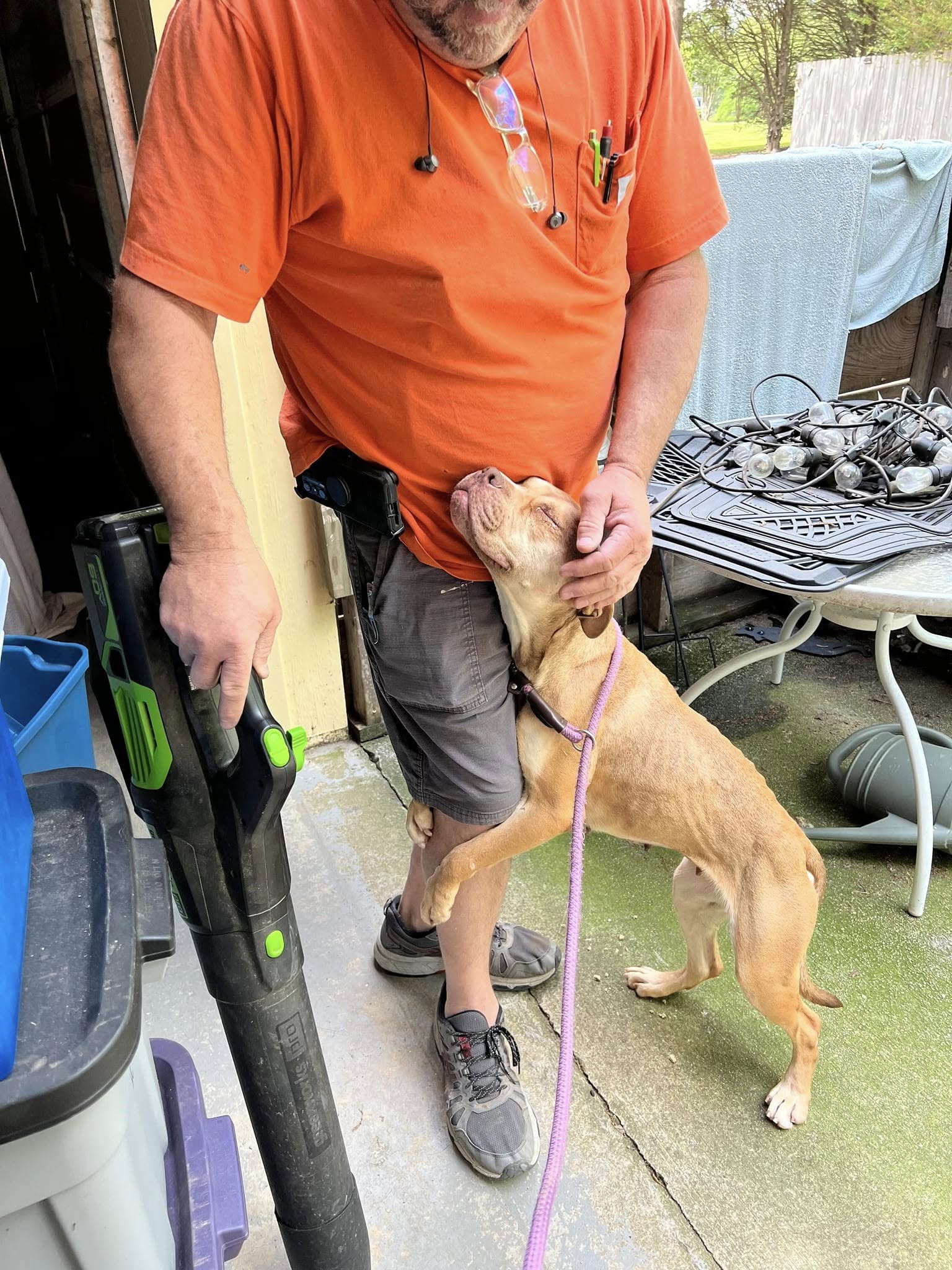 old man and dog