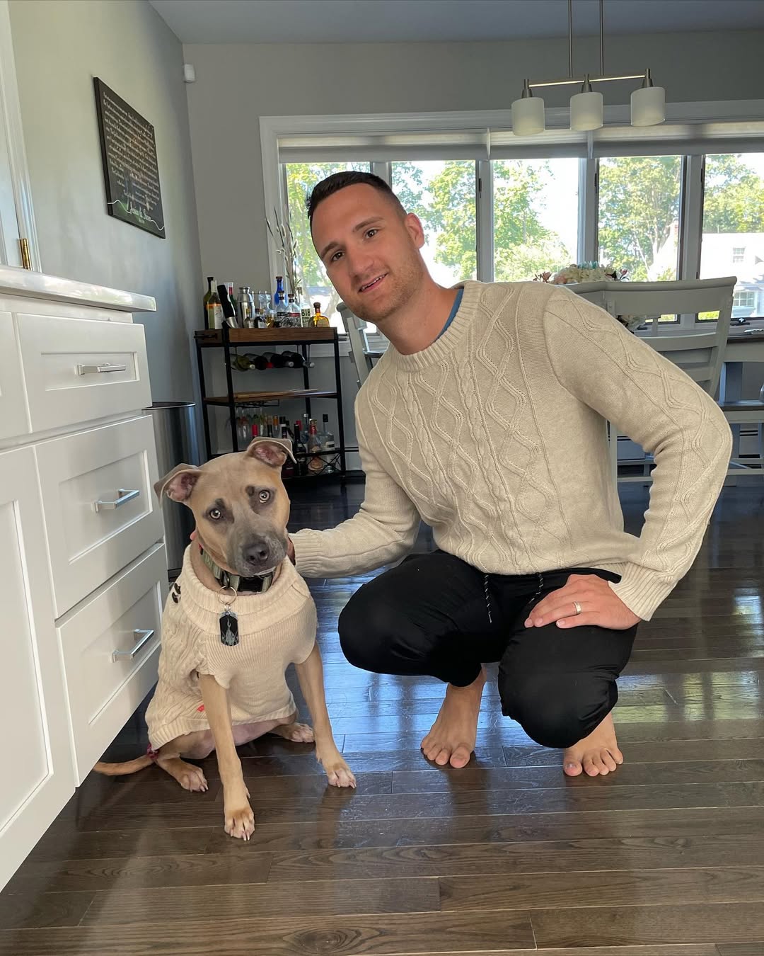 owner and his dog