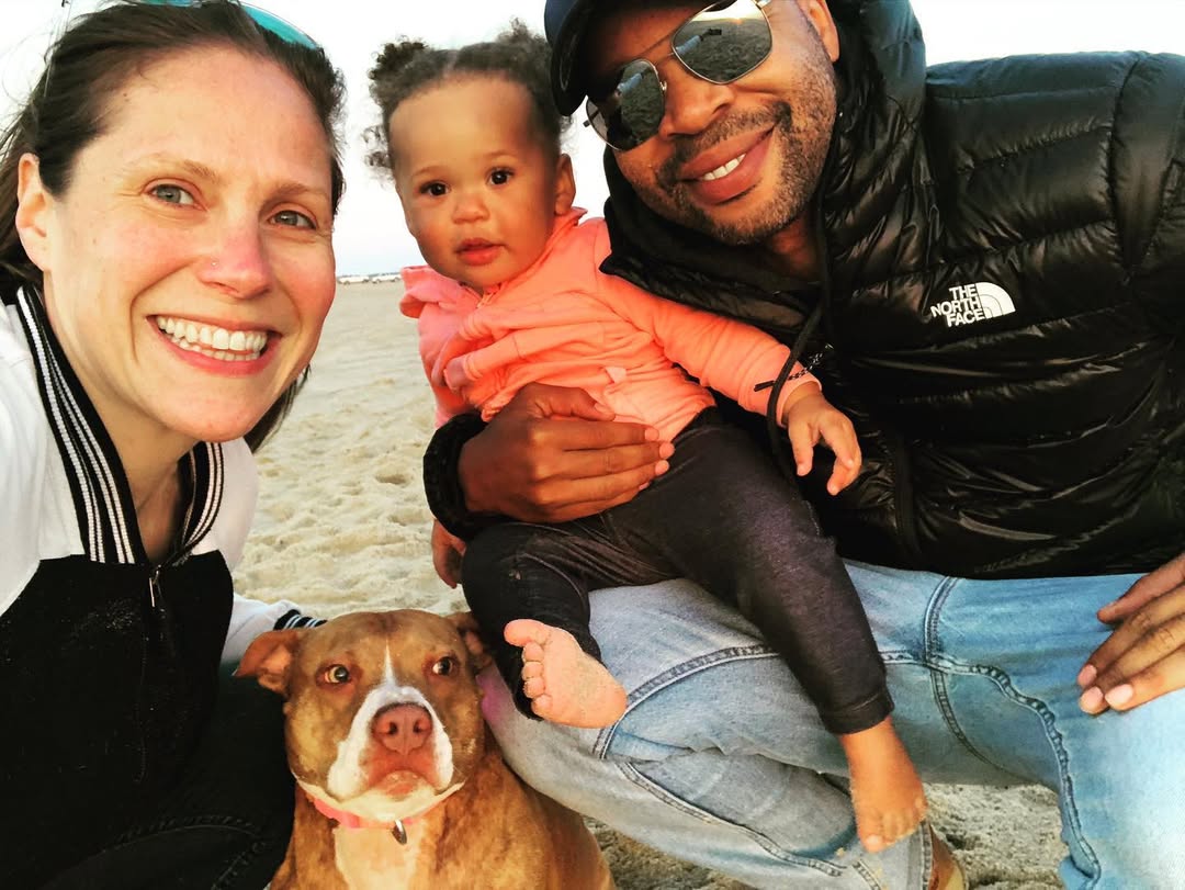 family and dog