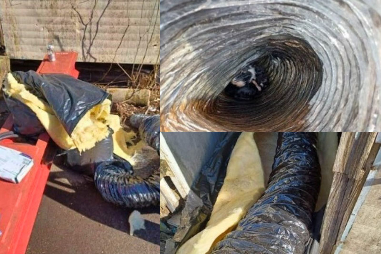 old insulation tubes 