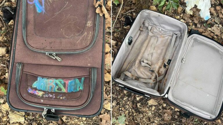 suitcase on ground