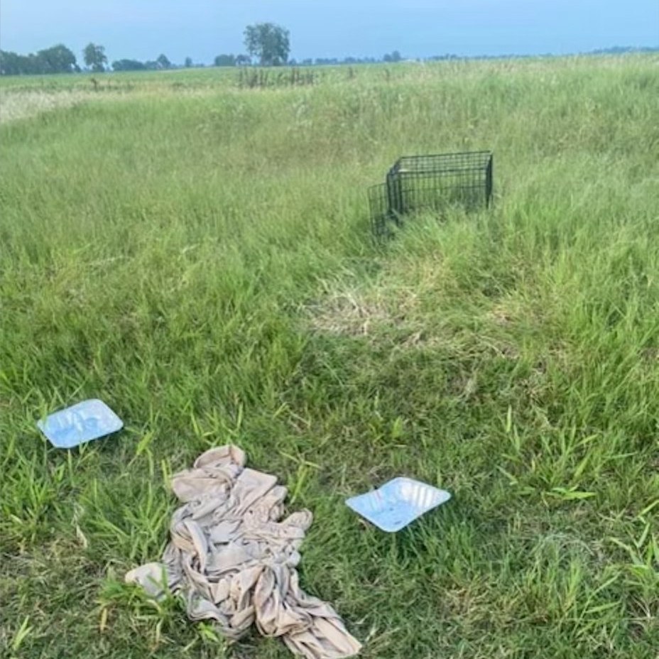 crate on field