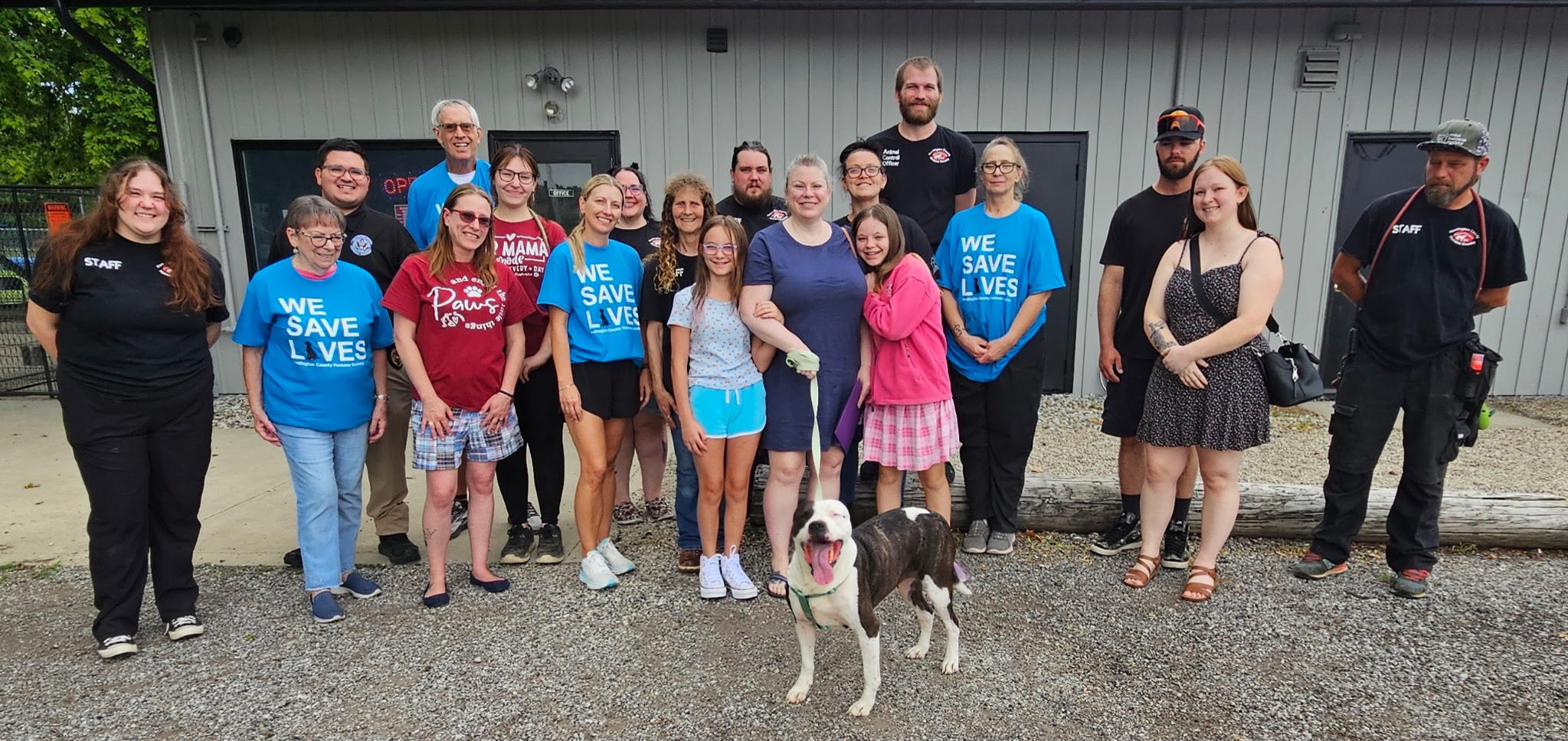 whole family and dog