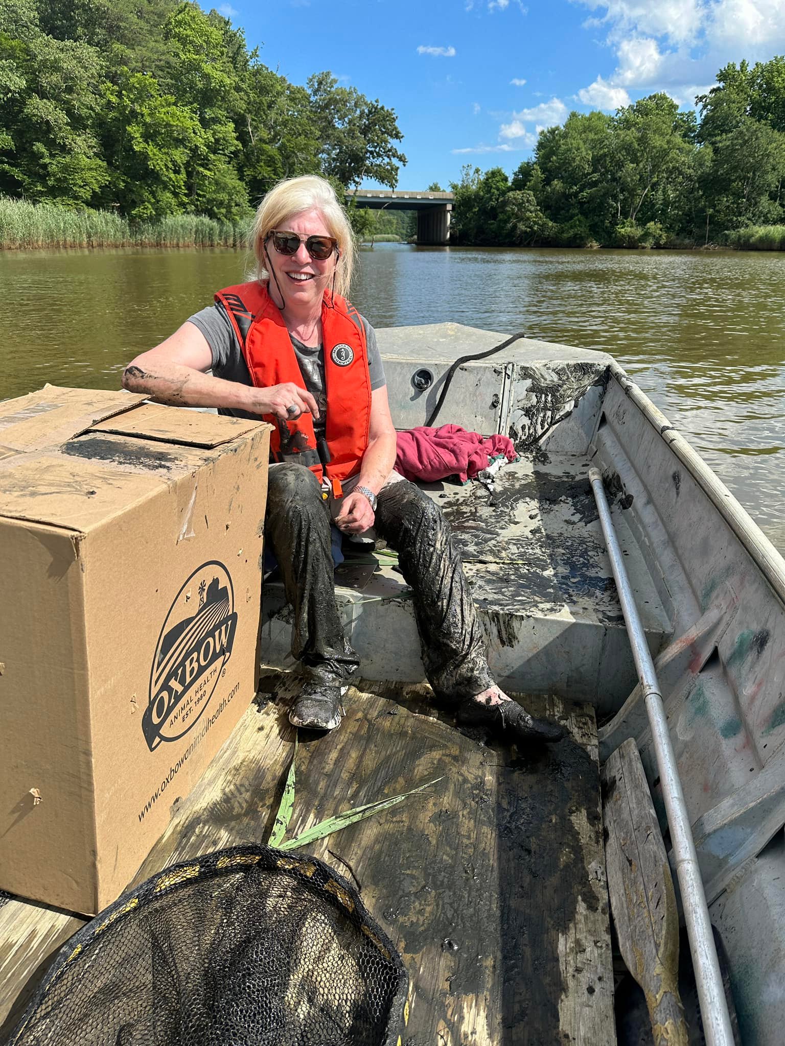 woman sitting on boat