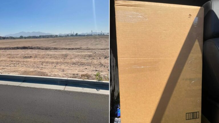 box on field