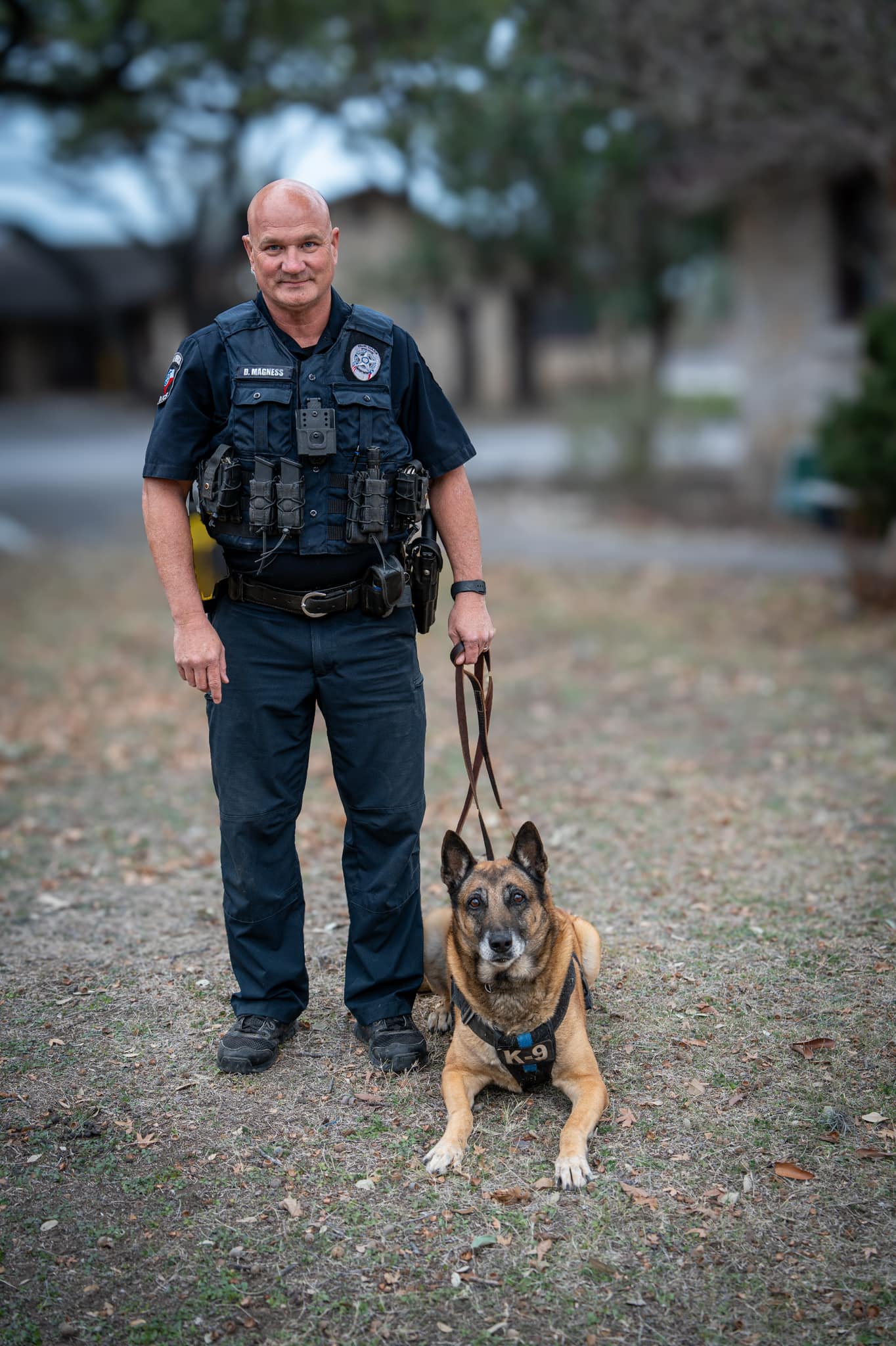 officer and dog