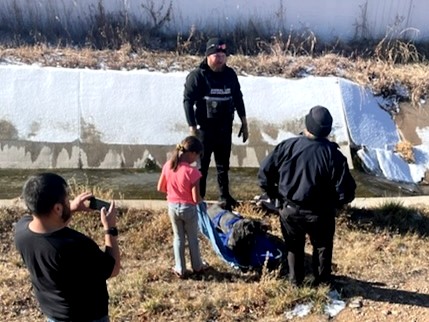 people and saved dog