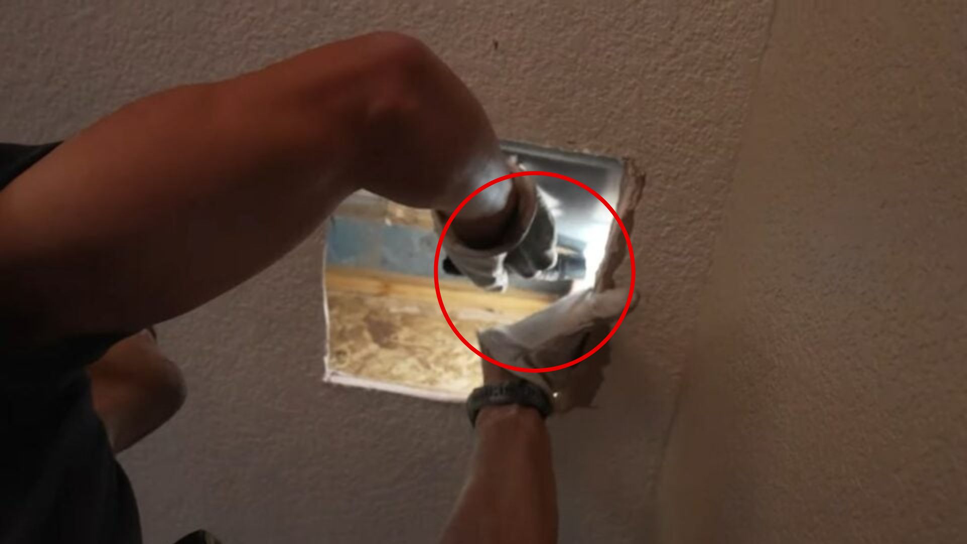 a man looks at the ceiling