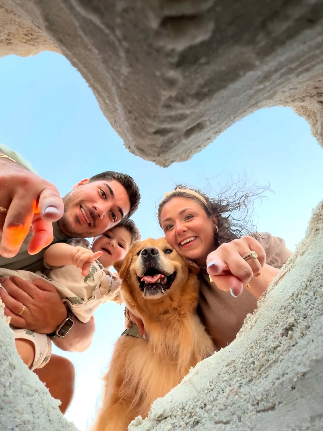 family and dog