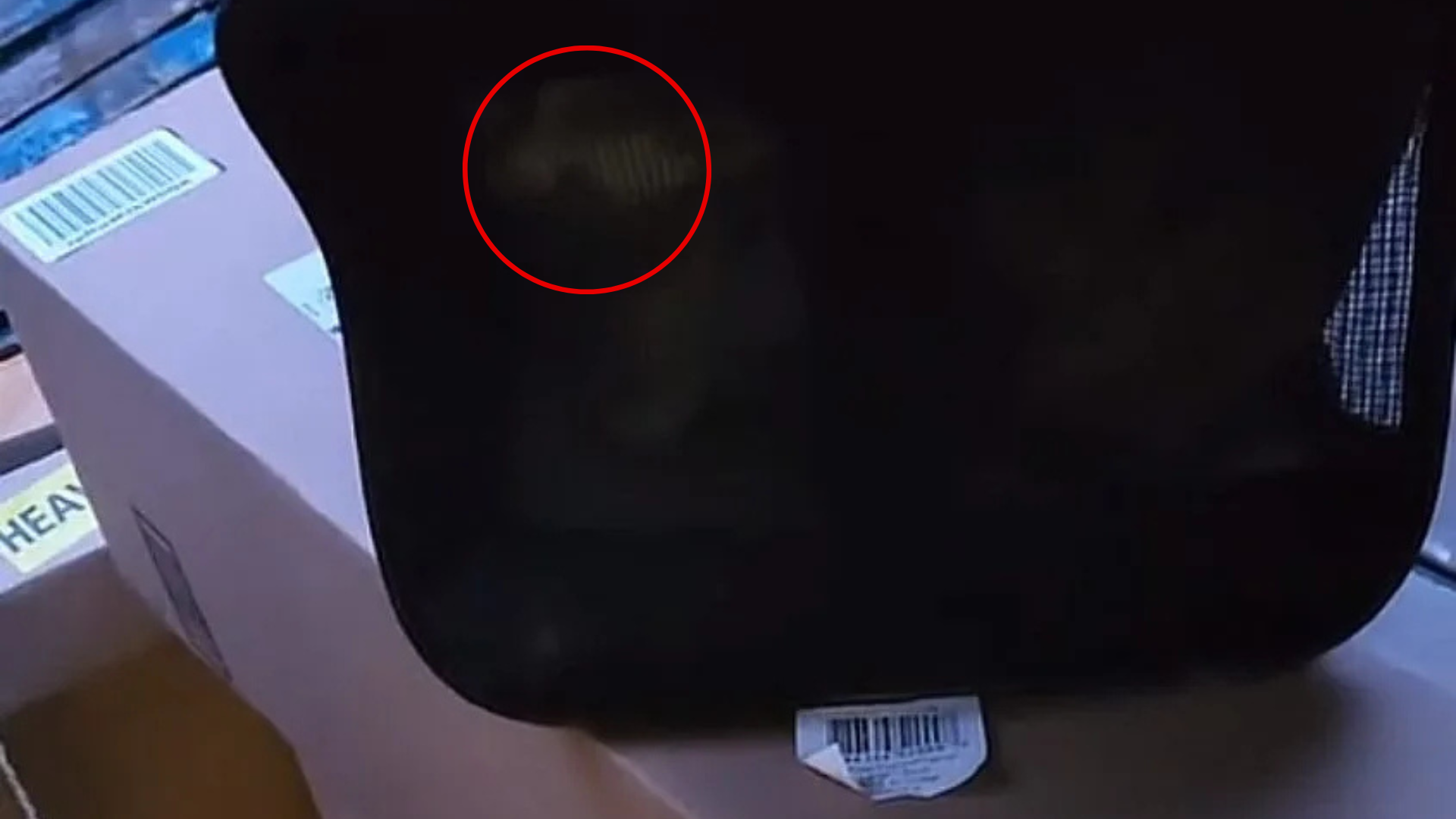 something hidden in bag