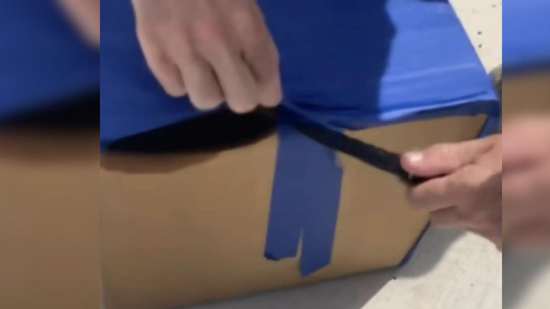 taped box