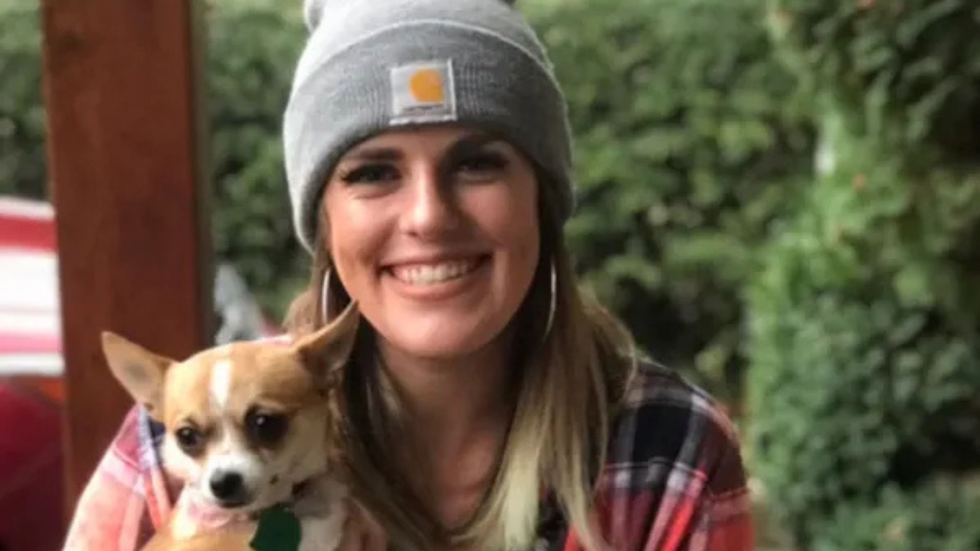 woman and chihuahua