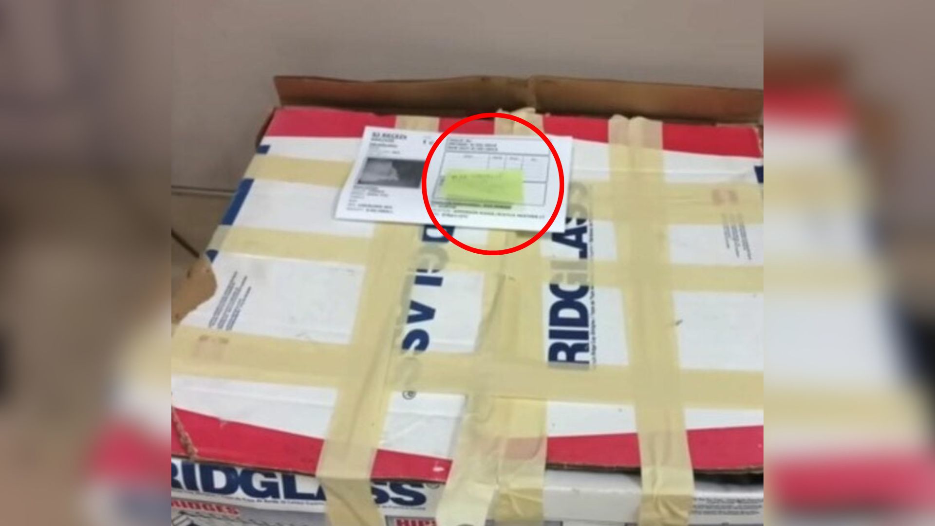 sealed box